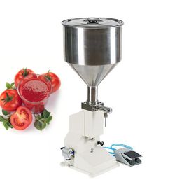 Honey Filling Machine Manual Liquid Paste Bottle Filler Cosmetic Cream Pasta Sauce Peanut Butter Food Packaging