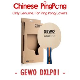 Original GEWO DXLP01 Table Tennis Blade Racket Light Weight Allround Type Control Spin Ping Pong Bat Paddle 231227