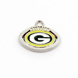 US National Football League Team 20pcslot Tampa bay Charms Sports Charms DIY Bracelet Necklace Pendant Jewellery Hanging Charms7502656
