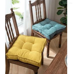 Pillow Square Luxurious Corduroy Winter Dining Chair Soft And Non Slip Suitable For Home Decoration Office