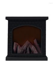 Electric Fireplace Lantern Led Flame Log Effect Rectangle Fire Place For Home Decor Indoor Christmas Ornaments1952166