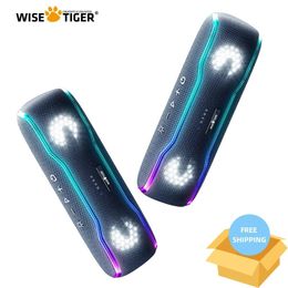 Speakers Wisetiger Bluetooth Speaker Waterproof Ipx7 Bluetooth Speaker 25w Sound Box Bt5.3 Loudspeaker Stereo Surround Speaker Outdoor