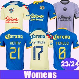 23 24 Mexico America Womens Soccer Jerseys R.SANCHEZ R.MARTINEZ HENRY D.VALDES M.LAYUN FIDALGO F.VINAS M.LAYUN Home Away 3rd Football Shirts