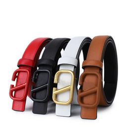 New Womens Belts 2 5CM Letter V Colour Belt 7 Colours Luxury Brand Jeans Dress Decorative Belt2629