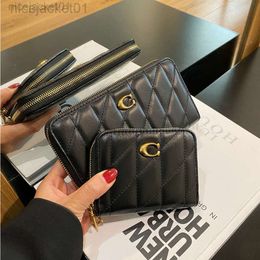 24SS Designer Coch Purse Bag Autumn and Winter New Wine God Long Women's Single Zipper Wallet with Card Slot Inside Light Luxury and Versatile Fashion Handbag for Women