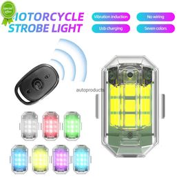 New Wireless remote control waterproof LED flash for motorcycles cars bicycles scooters and collision warning lights