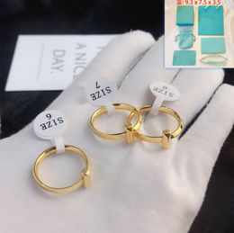 Designer Boutique Ring Simple Style Women Charm Ring Classic Brand Logo Spring Birthday Love Gold Plated Gift Ring Box Packaging High Quality Jewellery