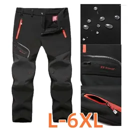 Men's Pants Outdoor Thick For Men Waterproof Hiking Tactical Military Trousers Casual Cargo Pant Climbing Fashion Work Slacks Male