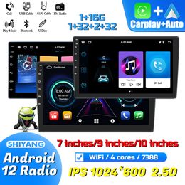 New Car Android12 Player 4-Core 9 Inch Bluetoot General FM With Wif Gps Car Navigation 2 Din Multimedia Audio Reverse Image Radio