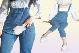 Women039s Jeans Invisible Full Zipper Pants Open Crotch Denim Trousers Bib Ladies Convenience File Outdoor Lovers3521212