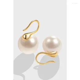 Hoop Earrings Classic Round True Multi Heather Grey High Heel From Austria Schneider Pearl S925 Sterling Silver Earhooks