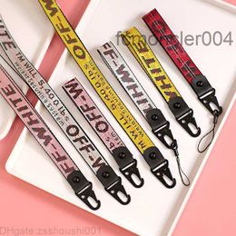 Personalised and Creative Embroidery Letter Fashion Brand Wrist Strap Keychain Pendant Diy Phone Case Neck Rope Universal Fgfs F2NY