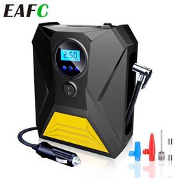 Inflatable Pump 150PSI 12V Car Inflatable Pump Portable Electric Tyre Inflator Digital/Pointer Air Compressor Pump for Automobiles AccessoriesL231227