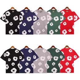 Grizzly Designer Shirt Clothes Men Kapok Printed American Street Co-ed Red Green Blue Black