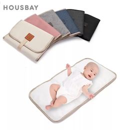 Foldable Diaper Changing Pad 60*30Cm born Portable Baby Changing Mat Nappy Waterproof Durable Nylon Baby Diaper Sheet 231227