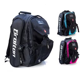 Professional Skate Backpack Inline Speed Bag Black Blue Rose S L Roller Skating for 3X110mm 4X100mm 4X110mm Wheel Room 231227