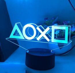 Game Icon Lamp Desk Setup Lighting Decor Atmosphere Neon Dimmable Bar Club KTV Wall Decoration Commercial Colourful Night Light 2016408884