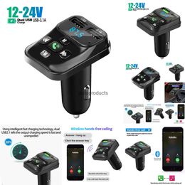 her Car Electronics Car Charger FM Transmitter Bluetooth Audio Dual USB Car MP3 Player Carradio Handsfree Charger 3.1A Fast Charger Support TF card