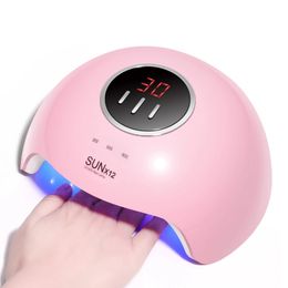 CNHIDS Professional Nail Dryer Equipment UV Induction Gel Nail Manicure Polish Cabin Lamps Protable Nail Potherapy Machine 231227