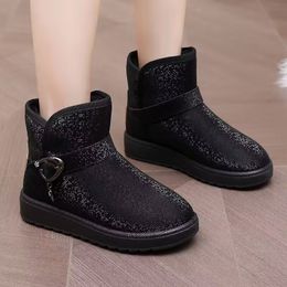 2024 Winter Fashion Platform Snow Boots Women Comfortable Lightweight And Fluffy Warm Beautiful Casual Cotton Shoes