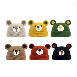 Berets Autumn Winter Warm Knitted Hat Japanese Cute Cartoon Women Skullies Beanies Versatile Student Hood Cosplay Costumes Party