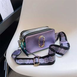 28% OFF Designer Fashionable in autumn new contrasting small square single crossbody popular camera bag wide shoulder strap for women