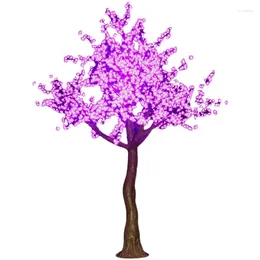 Decorative Flowers 3M Height LED Cherry Blossom Tree Light Christmas Lights 110/220VAC Rainproof Home Garden Decoration Accessories.