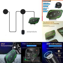 Car Electronics A8 Motorcycle Helmet Headset Motorbike BT Interphone Motorcycle Bluetooth Headset Helmet Intercom Stereo for Cell Phone 2 Rider