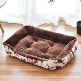 Pet Dog Bed Puppy Cushion Kennel For Cat Puppy Plus Size Soft Nest Dog Baskets For Small Large Dog Soft Sofa Animals Pad 231226