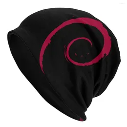 Berets XS Debian Spiral Sport Beanie Caps Linux Code Python Skullies Beanies Ski Bonnet Homme Hats