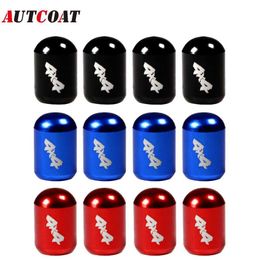 AUTCOAT PcsSet X Universal Car Wheel Tyre Valve Stem Caps Aluminium Alloy for Bike Car Trucks Motorbike Bicycle