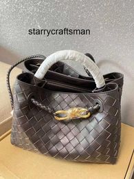 Designer Woman Handbag Andiamo Woven 23 Andiamo Tote Bag Briefcase Handheld Commuter Shoulder Bag Women's Bag Five Thousand One Hundred and Fifteen