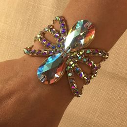 Elegant Drop Bangle Bracelet for Women 2023 Statement Adjustable Indian Belly Dance Jewellery 231227