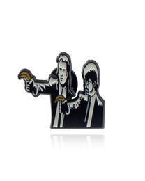 vulgar novel pins around European and American films and television character modeling clothing suit universal brooch for men and 8946656