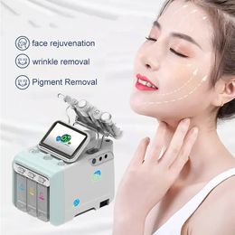 2024 6 in 1 multi-function hydra dermabrasion facial machine micro current deep cleansing skin rejuvenation wrinkle removal beauty equipment