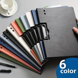 1pc A4 File Folders Documents Organiser Clipboard With Cover Paper Folder For Business School Stationery Office Supplies 231227