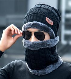 Winter Unisex Knitted Hats Fashion Beanies Cashmere Wool Scarf Hats Women Men Ski Skull Caps Bonnet Gorro Warm Baggy Bouncy6518623