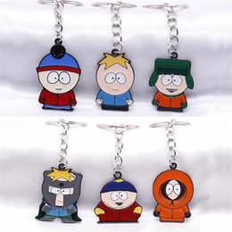 Anime Cosplay Accessories Keyring Alloy Characters South Park Keychain For Anime Fans