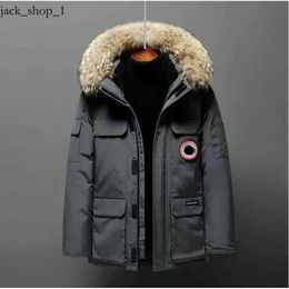 Goose Jacket Men's Down Parkas Winter Coat Thick Warm Jackets Work Clothes Jacket Outdoor Thickened Fashion Keeping Couple Canda Goose 705