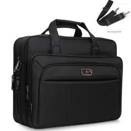 Briefcases Crossten Large Capacity Single Shoulder Bag 14" 15" 16 Inches Travel Men's Casual Handbags Business Briefcase