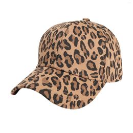 Ball Caps Leopard Print Hat Unisex Cow Baseball Cap Womens Mens Casual Cotton Sports Activist Dad Women