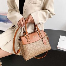 16% OFF Designer bag Women's Autumn/Winter New Unique Fashion Tote Bag High end Printed Hand