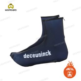 MEN'S Cycling Shoe Cover Winter Fleece Men's MTB Bike Shoe Cover Sports Team High Quality Bicycle Overshoes MTB Cubre Ciclismo 231227