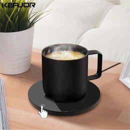 Coffee Cup Heater Mug Warmer USB Heating Pad Electic Milk Tea Water Thermostatic Coasters For Home Office Desk DC 5V 231227