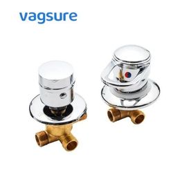 Faucets 2/3/4/5 Way Output Brass Screw Thread Connector Widespread Ceramic Valve Core Shower Mixer Faucet Shower Sauna Spa Bathroom