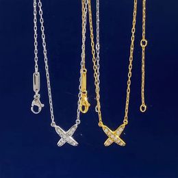 Jóias de moda de colar de grife Jóias de joalheiro Prazado com ouro para homens Mulher Trendy Tiktok tem colares joalheiros
