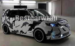 Stickers Various Ubran Arctic Camo Vinyl Wrap For Car Wrap Cover With air bubble Free Camouflage Truck Graphics size 1.52x30m/Roll 5x98ft r