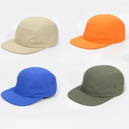 Berets Waterproof 5 Panel Baseball Cap Nylon Quick Drying Cappello Hip Hop Hats Men Women Camping Hat Casquette Snapback Caps