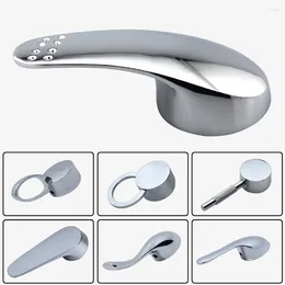 Bathroom Sink Faucets Faucet Handle Tap Kitchen Accessories 1pc Chrome Plated Lever Water Zinc Alloy