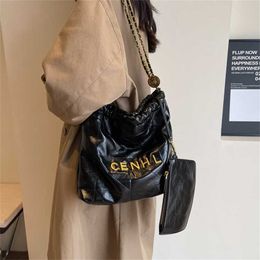 18% OFF Designer bag Xiaoxiangfeng Lingge Chain Women's Spring and Summer New Fashion Tote Large Capacity Garbage Bag